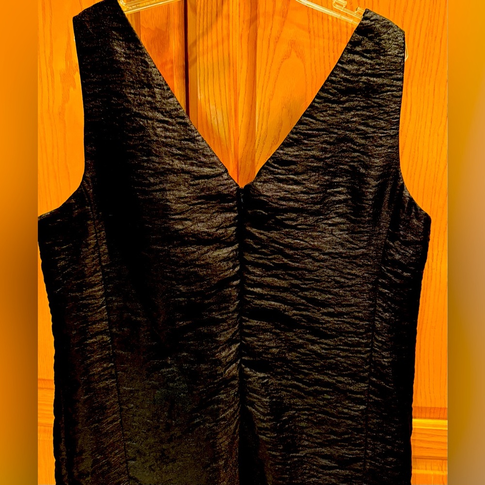 Zelda Vintage Black Sleeveless Midi Dress & Bolero Jacket Size 14 - Picture 12 of 12